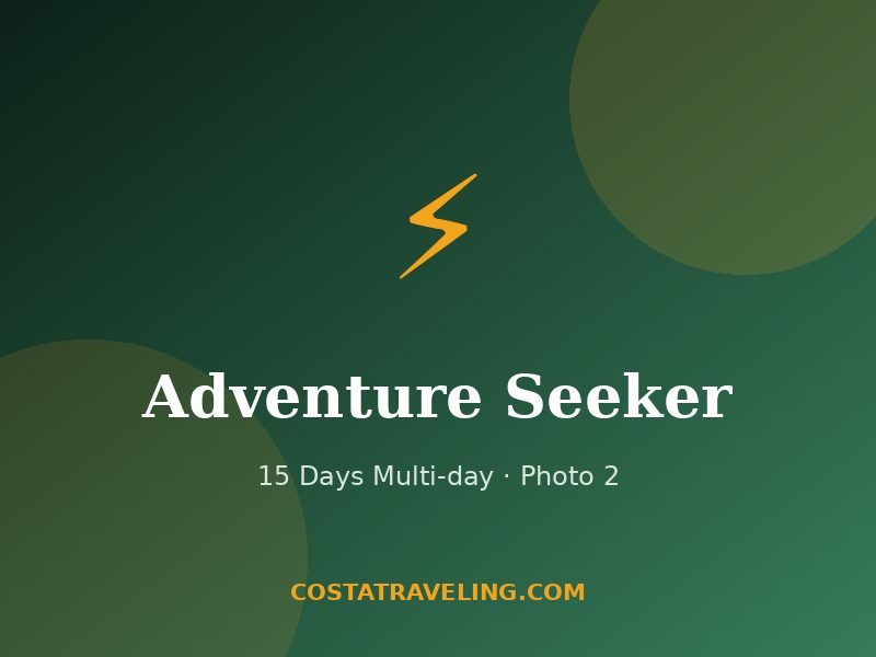 Buscador de Aventuras 15 Días - 2